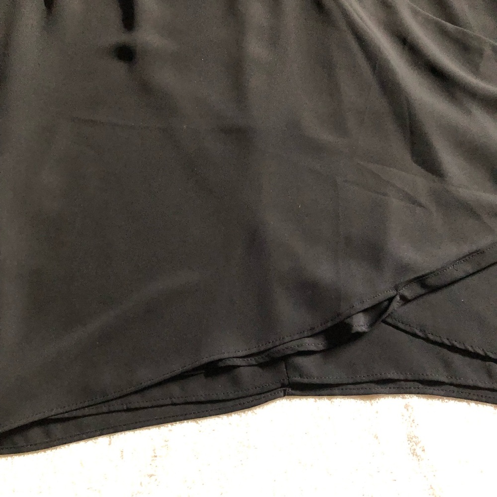 Aritzia Babaton black Wallace wrap dress XXS - Picture 7 of 8